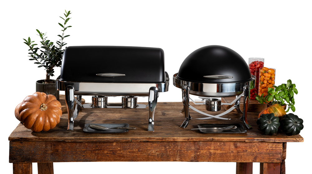 rosseto-wm6803-bk-roll-top-chafing-dish-rund-mattschwarz-6l image 2