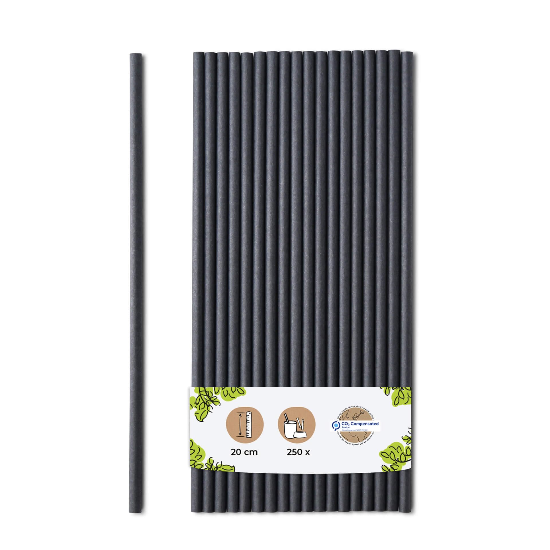 biozoyg-papier-trinkhalme-schwarz-20-cm-x-5-mm-250-st-ck image 1