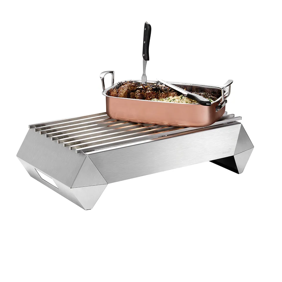 rosseto-diamond-sk045-multi-chef-rahmen-7-edelstahl-mit-brenner-6er-set image 1