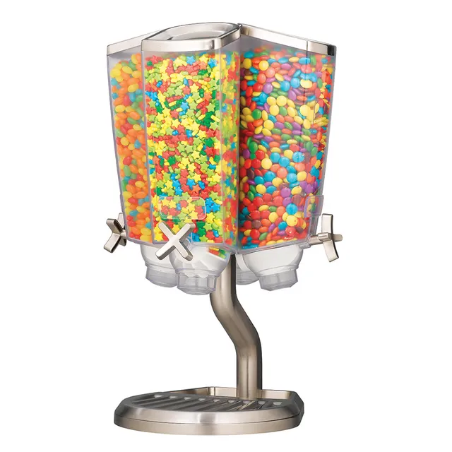 rosseto-ez-pro-ezp2760-cerealien-spender-4x-3-8-l-karussell-mit-edelstahlst-nder image 1