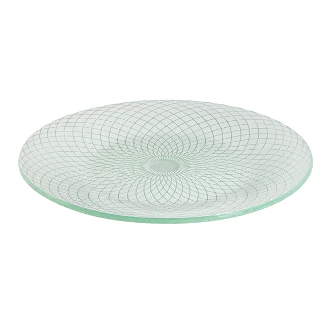 rosseto-kalderon-spiro-white-glas-platte-rund-39-6-cm-handgemacht-gls036w image 1