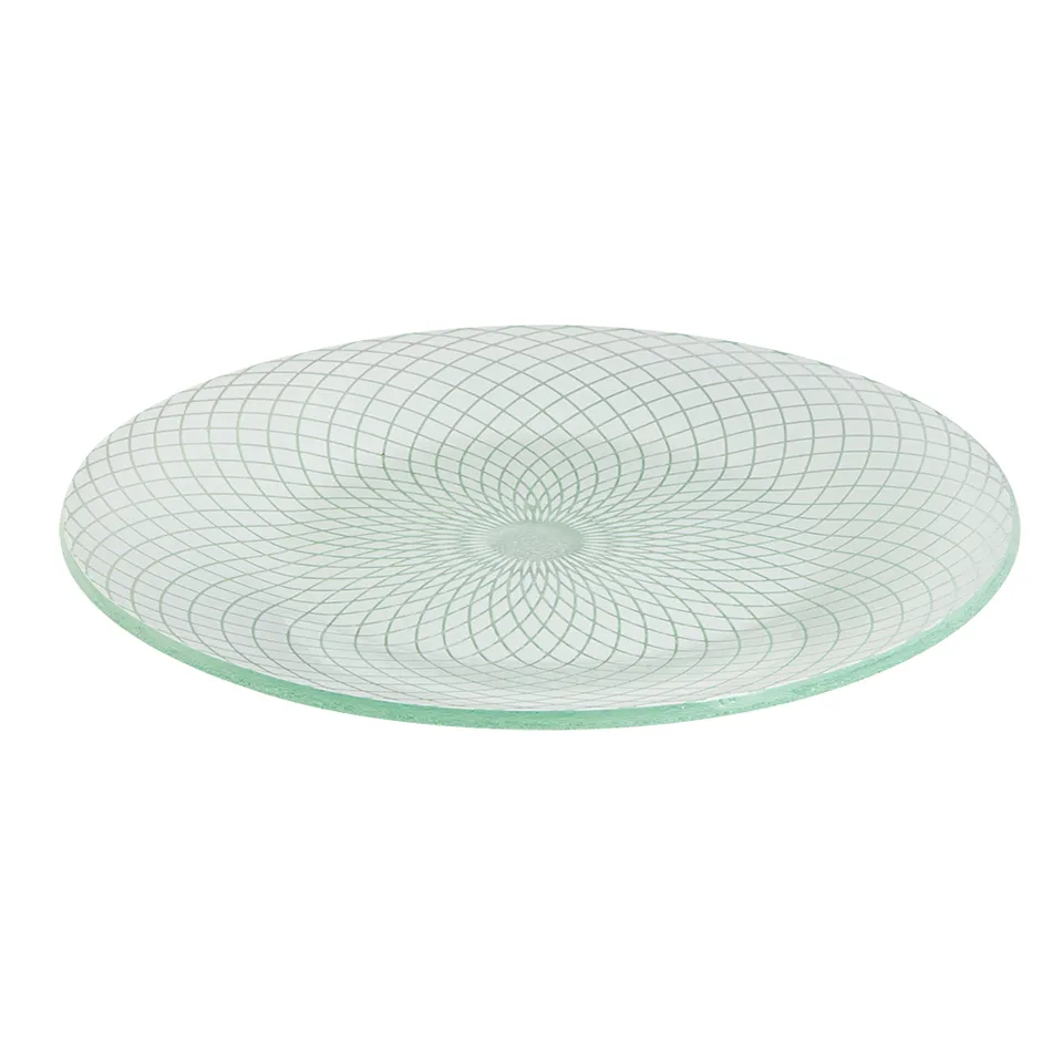 rosseto-kalderon-spiro-white-glas-platte-rund-39-6-cm-handgemacht-gls036w image 1