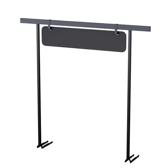 rosseto-modulite-mt-bkdfk-kreidetafel-schild-mit-schwarzem-rahmen-kit image 1