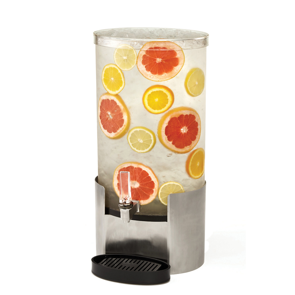 rosseto-ld175-getr-nkespender-15-1-liter-elliptisch-edelstahl-tropfschale image 3