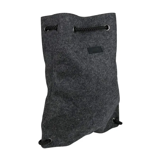 biozoyg-backpack-bobo-filz-rucksack-dunkel-meliert-35-x-43-x-12-cm-merinowolle image 1