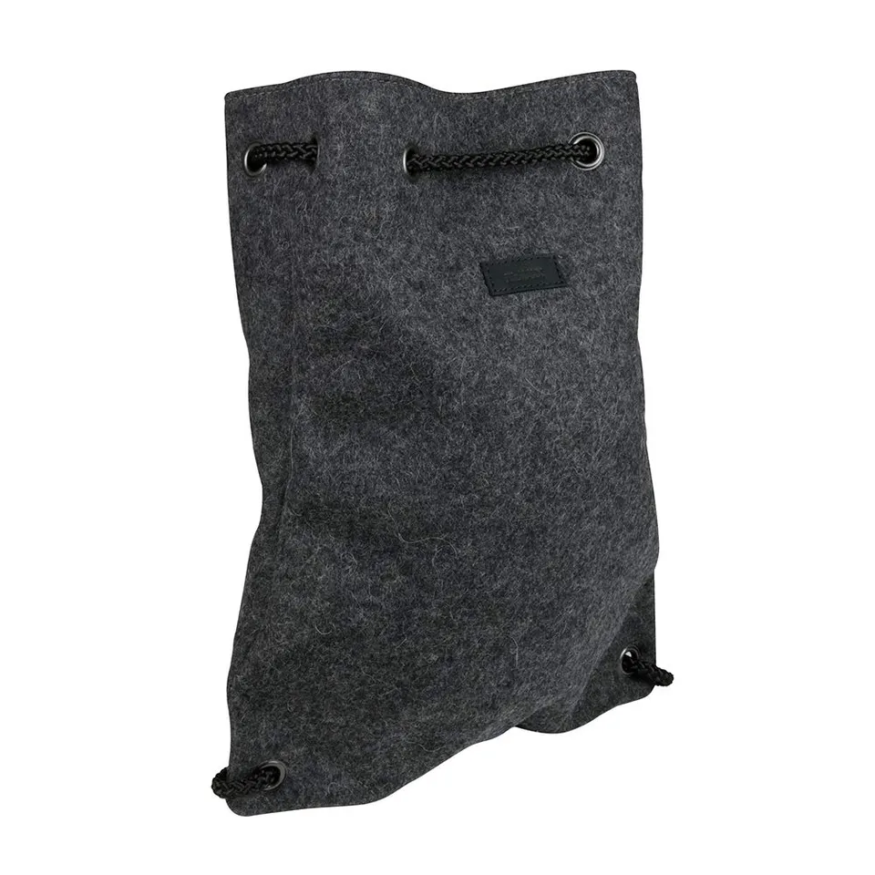 biozoyg-backpack-bobo-filz-rucksack-dunkel-meliert-35-x-43-x-12-cm-merinowolle image 1