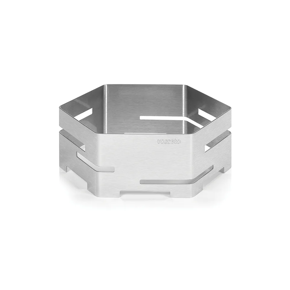 rosseto-sm116-buffet-riser-sechseck-klein-14-edelstahl-geb-rstet image 1