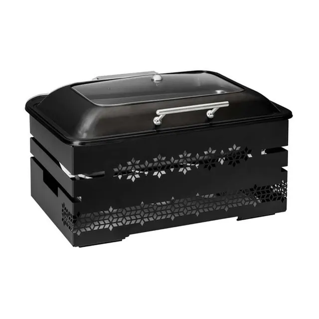 rosseto-mosaic-10-zoll-multi-chef-warmer-soft-close-schwarz-sk084 image 1
