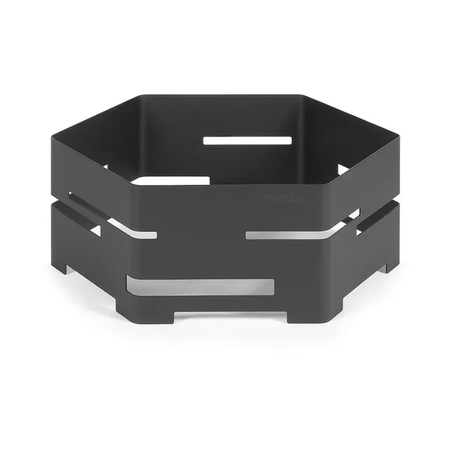 rosseto-sm134-hexagon-buffet-riser-16-zoll-schwarz-matt-stahl image 1