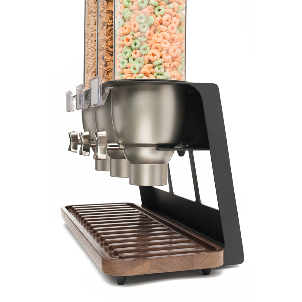 rosseto-ez-serv-ez518-table-top-dispenser-1-3-gallonen-mit-walnuss-tablett image 2