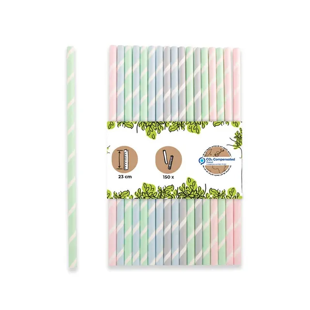 biozoyg-papier-jumbo-strohhalme-23-cm-pastell-gestreift-0-8-cm-150-st-ck image 1