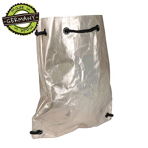 papyrmaxx-backpack-bob-metallic-platinum-rucksack-sportbeutel-aus-waschbarem-pap image 8