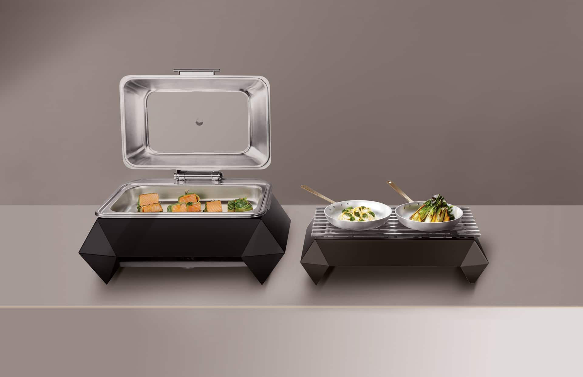 rosseto-diamond-multi-chef-10-edelstahl-warmer-mit-black-soft-closing-chafer image 2
