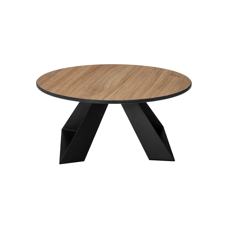 rosseto-alto-hplrs57-runder-riser-14-natural-wood-mit-6-black-legs image 1