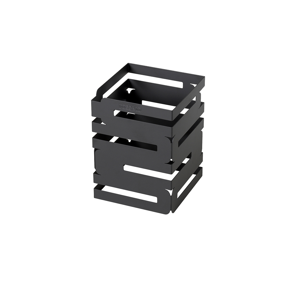 rosseto-skycap-d623rb-multi-level-riser-8-schwarz-matt-stahl-quadratisch image 1