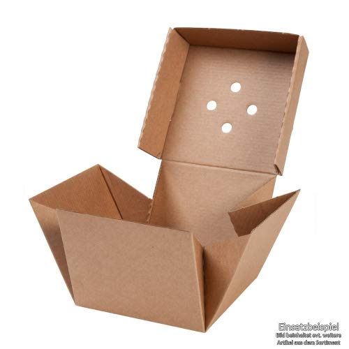 biozoyg-burger-box-kraftkarton-13x13x10-cm-100-st-ck-mit-klappdeckel image 2