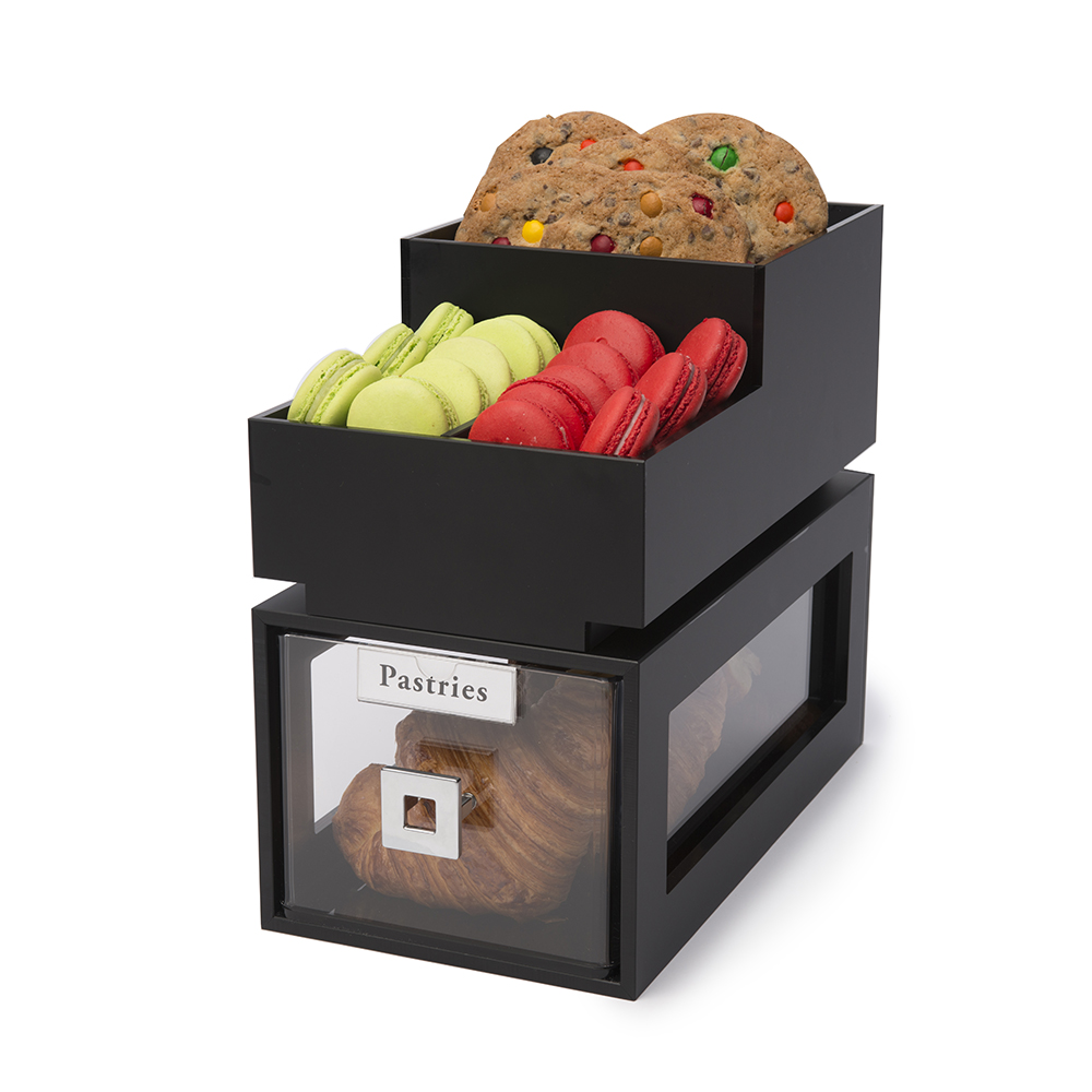 rosseto-bakery-block-bd111-schublade-schwarz-matt-klein image 2