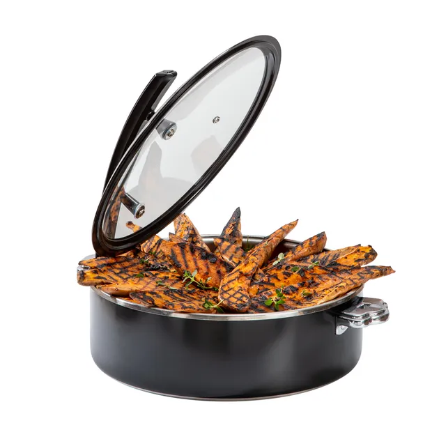 rosseto-rondeau-buffet-server-round-black-5-28-qt-cw-ncb32b image 1