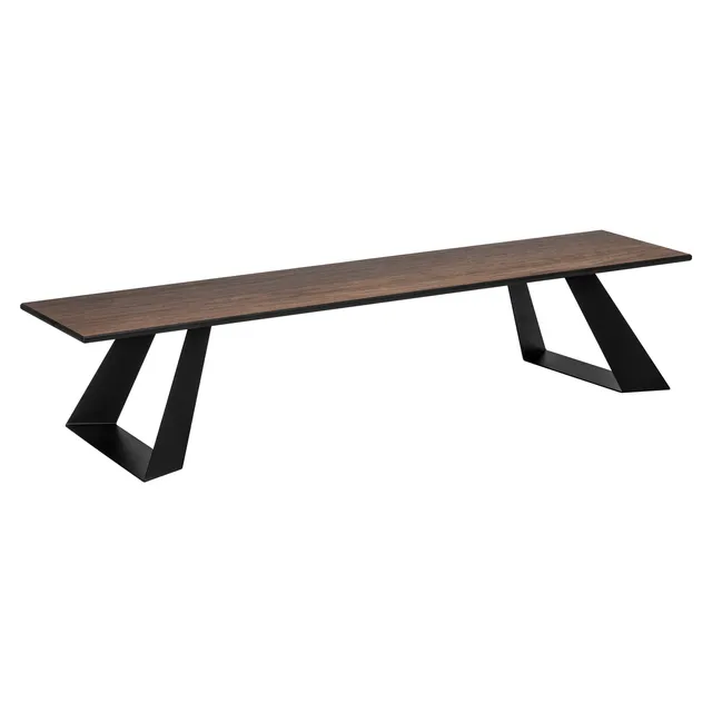 rosseto-alto-hplrs64-buffet-riser-rechteckig-walnuss-mit-6in-schwarzen-beinen image 1