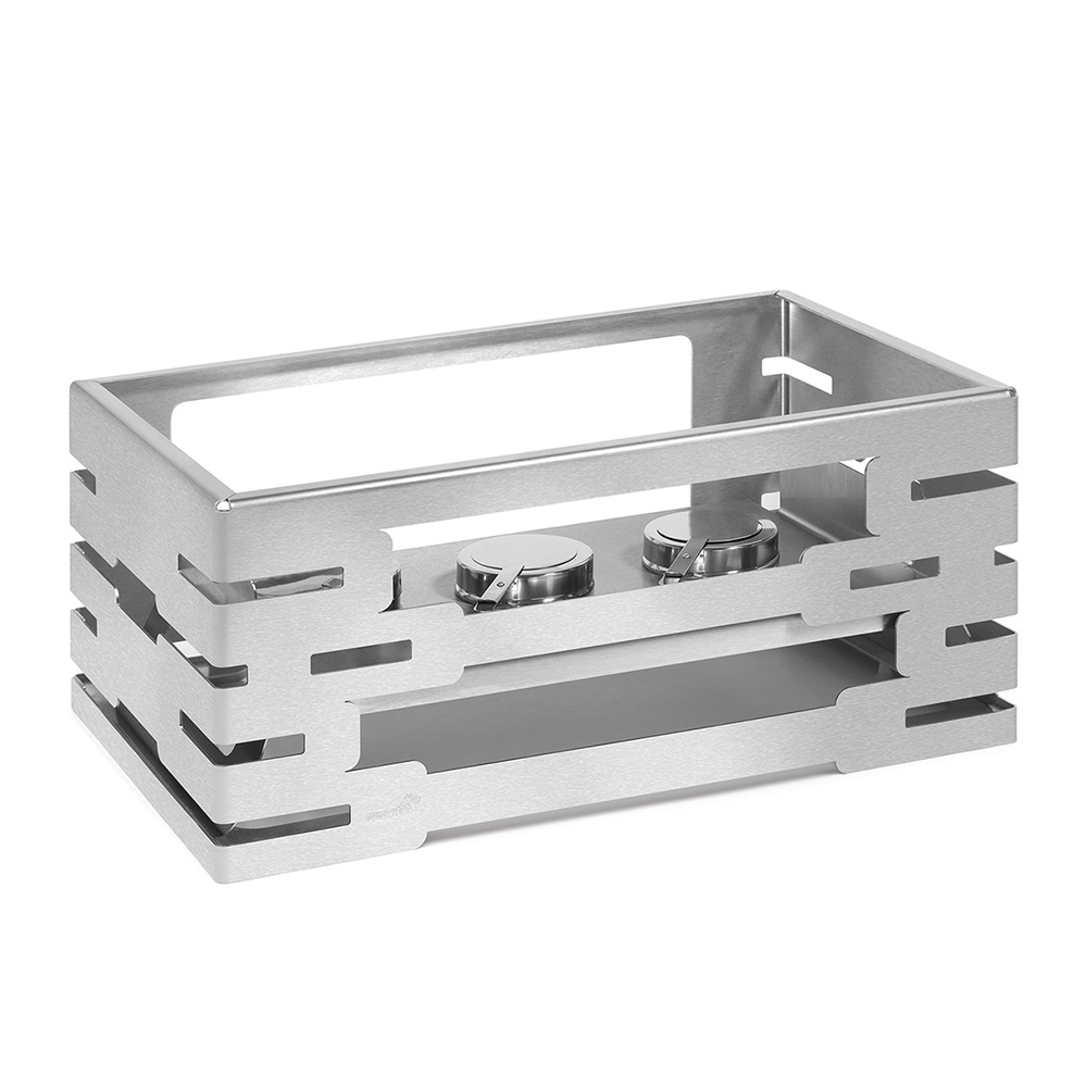rosseto-multi-chef-sm191-rechteckiger-edelstahl-w-rmer-mit-brennerhalter image 1