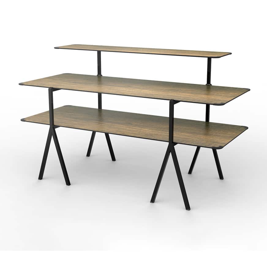 rosseto-modulite-walnut-rechteckiges-hpl-tischregal-mt-200w image 4