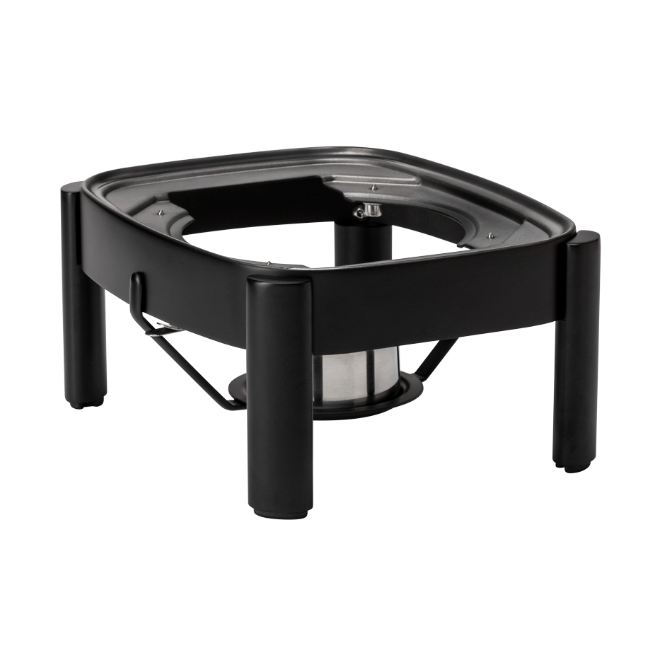 rosseto-le-dish-gwd295f-bk-induktionsrahmen-schwarz-quadratisch-mit-brennerhalte image 1