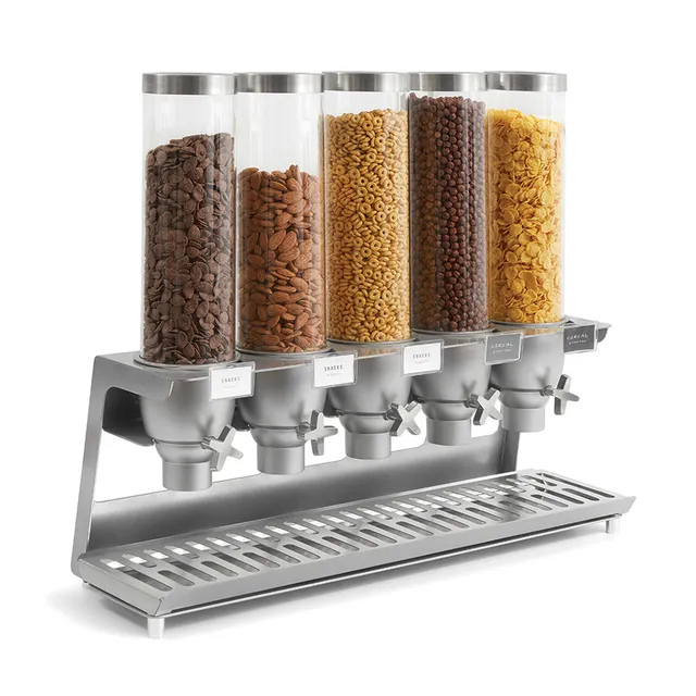 rosseto-ez-serv-x5-trockenlebensmittel-spender-1-3-gallonen-mit-edelstahl-tablet image 1