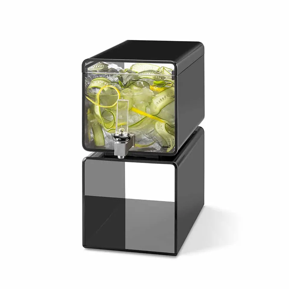 rosseto-lucid-cuboid-ld188-getr-nkespender-7-6-liter-schwarz-acryl image 1