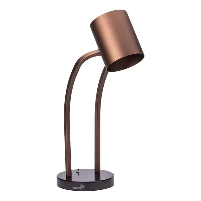 rosseto-hl025-w-rmelampe-single-bronze-mit-schwarzem-metallfu image 1