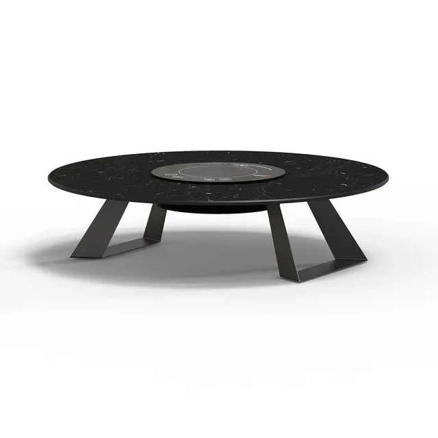 rosseto-alto-hplrsi90-induktions-riser-rund-25-black-marble-hpl image 1