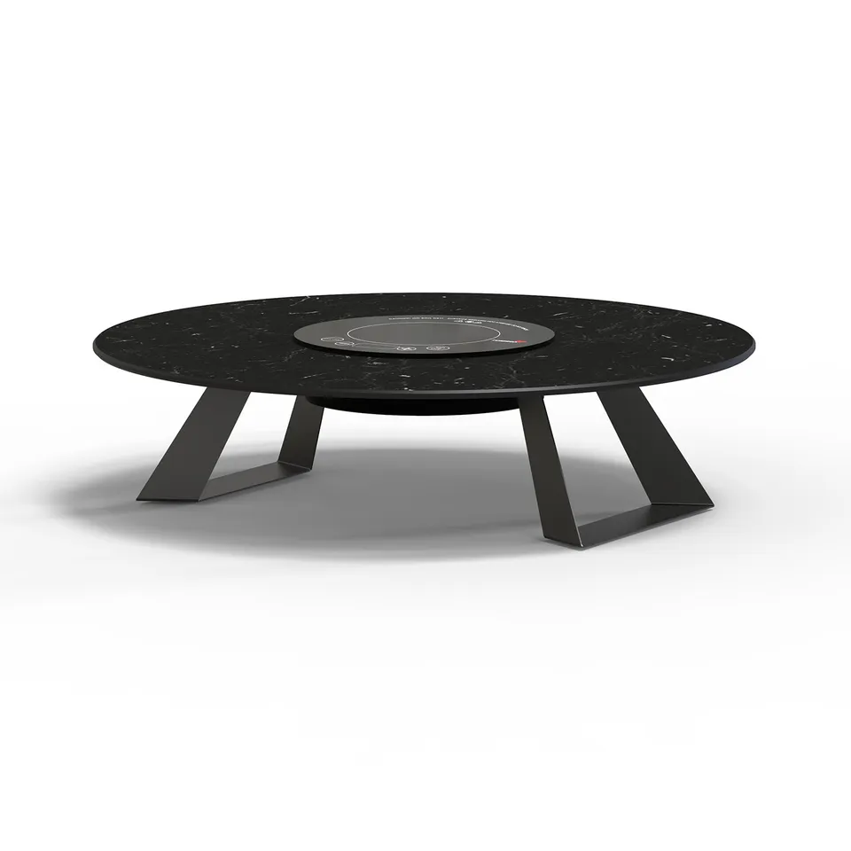 rosseto-alto-hplrsi90-induktions-riser-rund-25-black-marble-hpl image 1