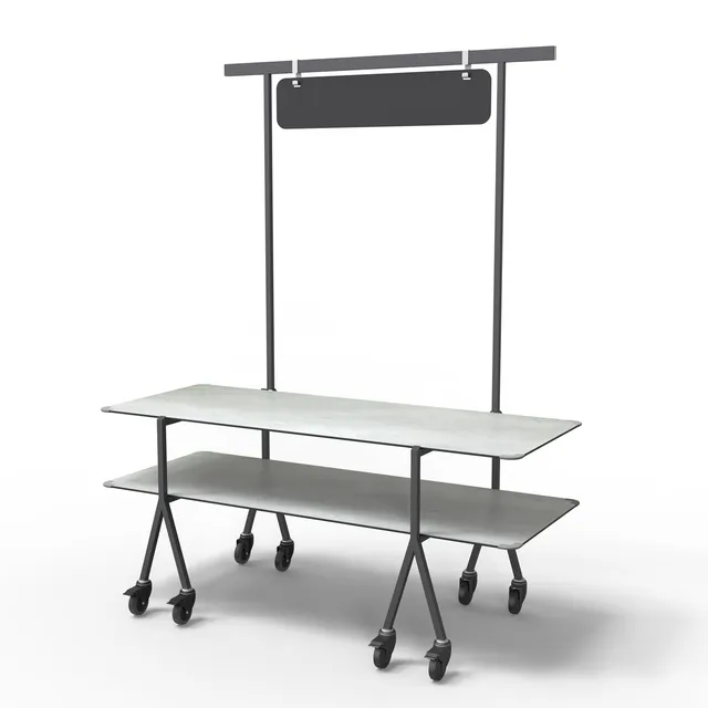 rosseto-modulite-mt-2003cgbw-2-stufiges-kit-concrete-gray-mit-rollen image 1