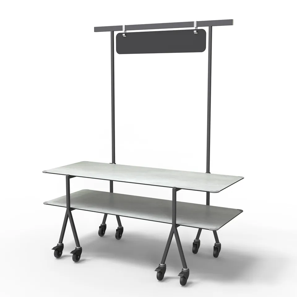 rosseto-modulite-mt-2003cgbw-2-stufiges-kit-concrete-gray-mit-rollen image 1