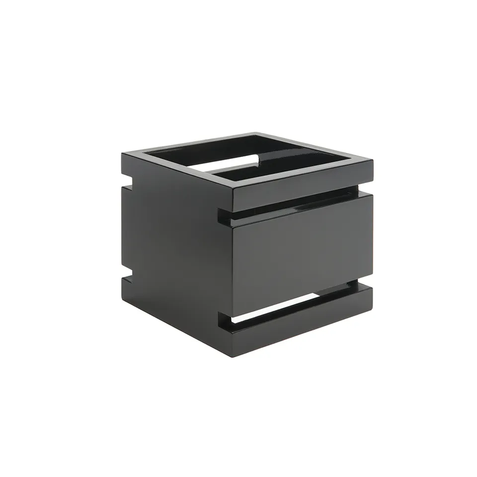 rosseto-skycap-sw103-riser-6-zoll-schwarz-glanz-bambus-quadratisch-multi-level image 1