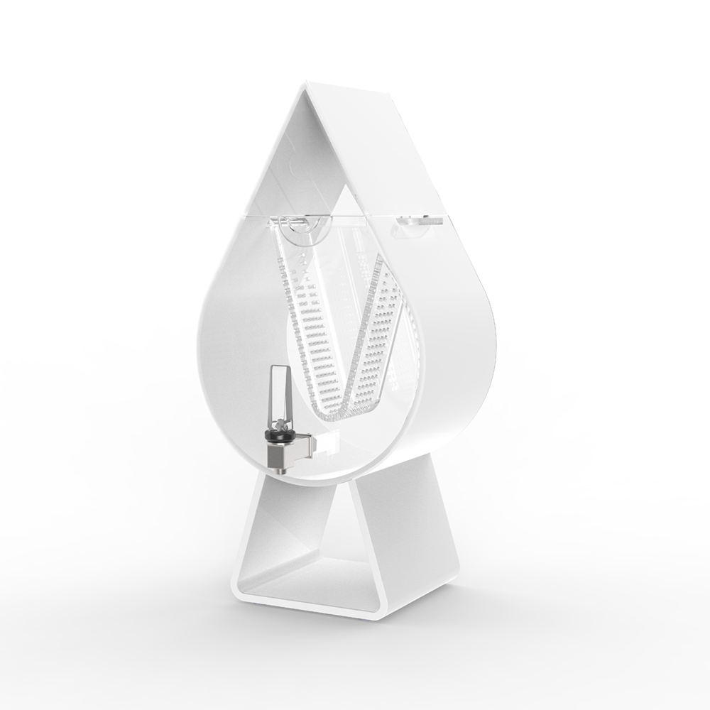 rosseto-ld213-tear-drop-getr-nkespender-wei-11-4-liter image 2