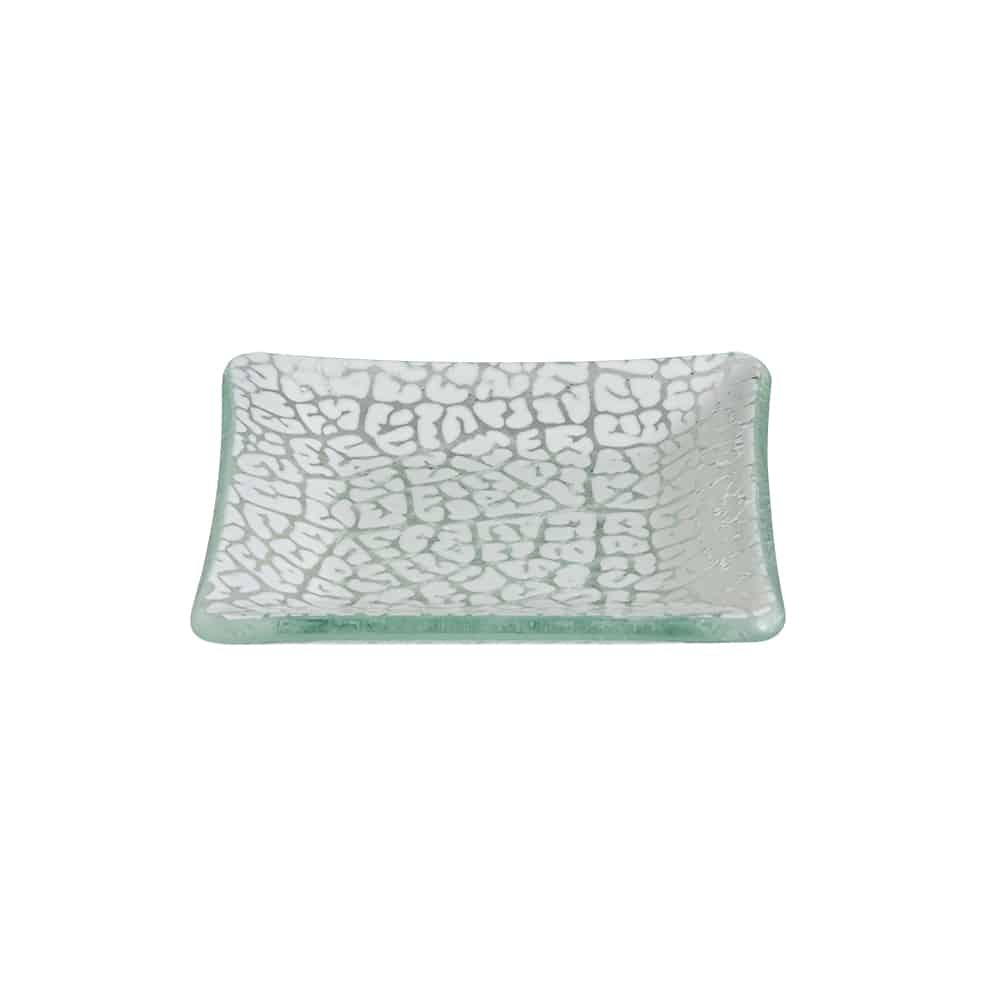 rosseto-kalderon-foglia-white-mini-quadrat-glas-teller-12er-set-gls058w image 1