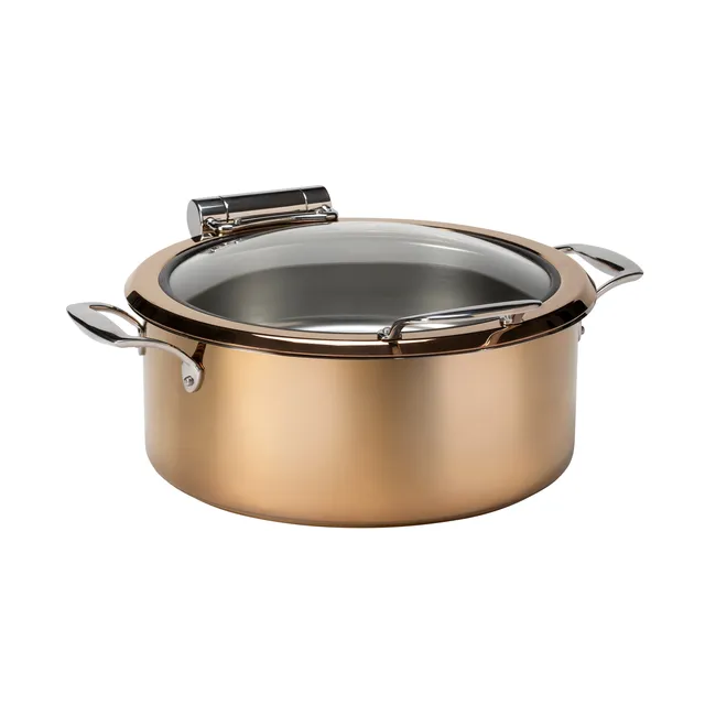 rosseto-le-dish-gwd300el-gr-chafing-topf-4-8-qt-gold-rund image 1