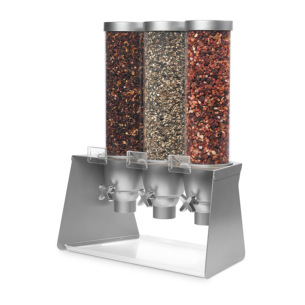 rosseto-ez-serv-ez564-tisch-spender-3x-1-3-gallonen-mit-grauem-metallst-nder image 3