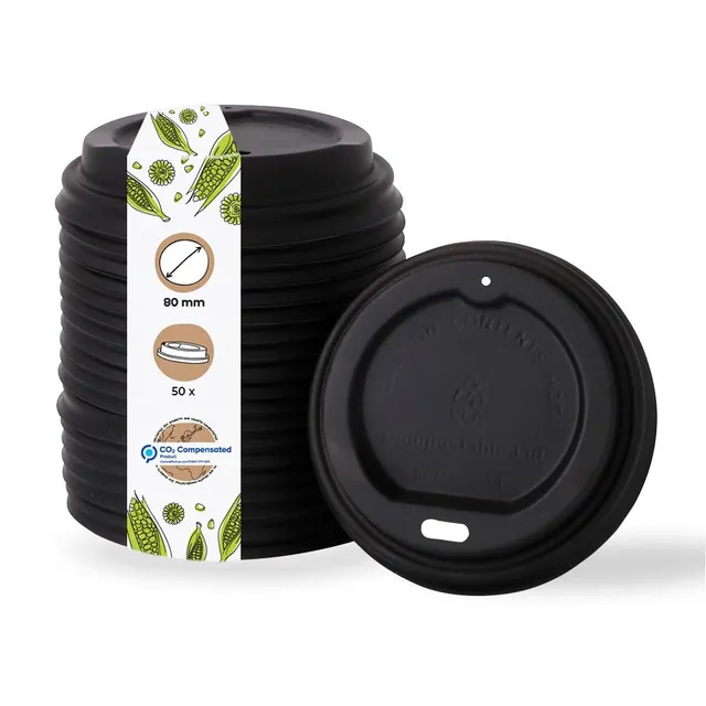 biozoyg-coffee-to-go-deckel-cpla-schwarz-80mm-50-st-ck image 1