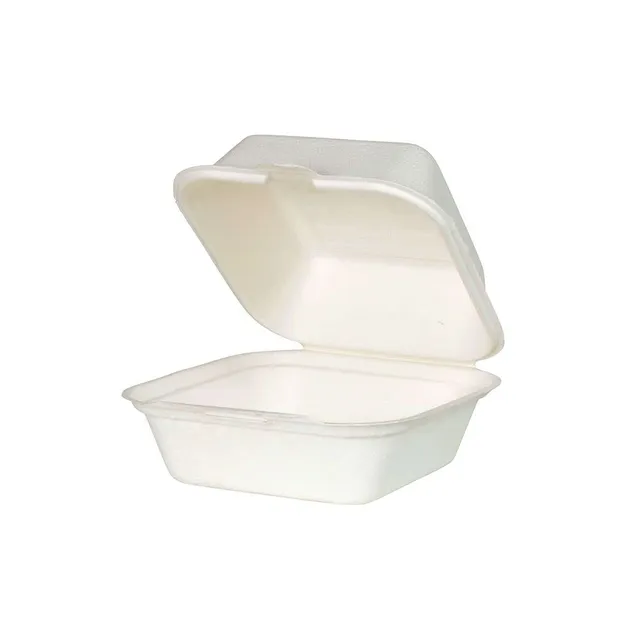 biozoyg-bio-burger-box-quadratisch-500-ml-14-3-x-15-cm-wei-mit-klappdeckel-50-st image 1