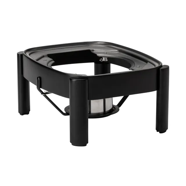 rosseto-le-dish-gwd295f-bk-induktionsrahmen-schwarz-quadratisch-mit-brennerhalte image 1
