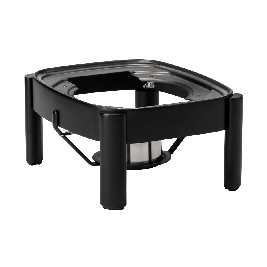 rosseto-le-dish-gwd295f-bk-induktionsrahmen-schwarz-quadratisch-mit-brennerhalte image 1