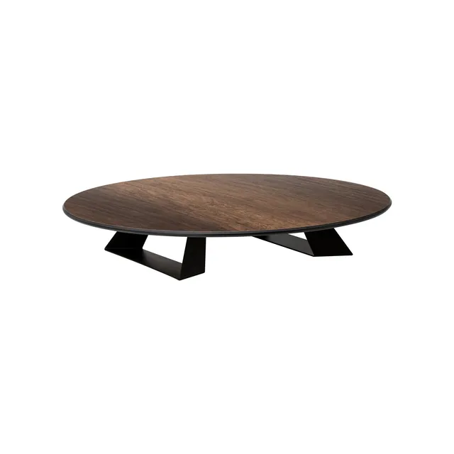 rosseto-alto-hplrs12-riser-51cm-rund-walnuss-mit-schwarzen-f-en image 1