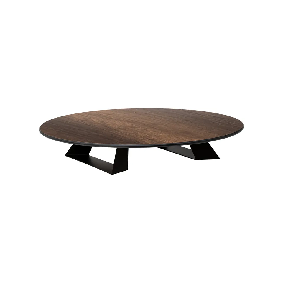 rosseto-alto-hplrs12-riser-51cm-rund-walnuss-mit-schwarzen-f-en image 1