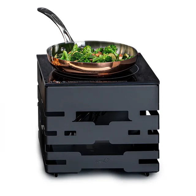 rosseto-multi-chef-sm382-single-touch-top-induktionsw-rmer-mit-10-zoll-base-schw image 1