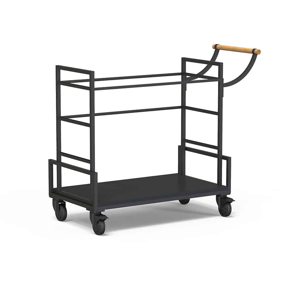 rosseto-modulite-mc-servbase2-servierwagen-schwarz-mit-griff image 1