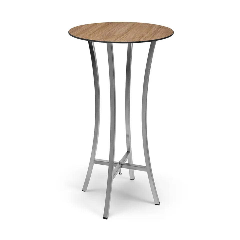 rosseto-modulite-cocktailtisch-kit-61-cm-naturholz-edelstahl-mtc-1001nws image 1