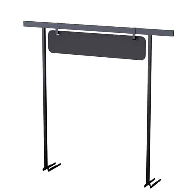 rosseto-modulite-mt-bkdfk-kreidetafel-schild-mit-schwarzem-rahmen-kit image 1