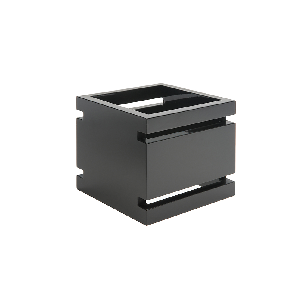 rosseto-skycap-sw103-riser-6-zoll-schwarz-glanz-bambus-quadratisch-multi-level image 1