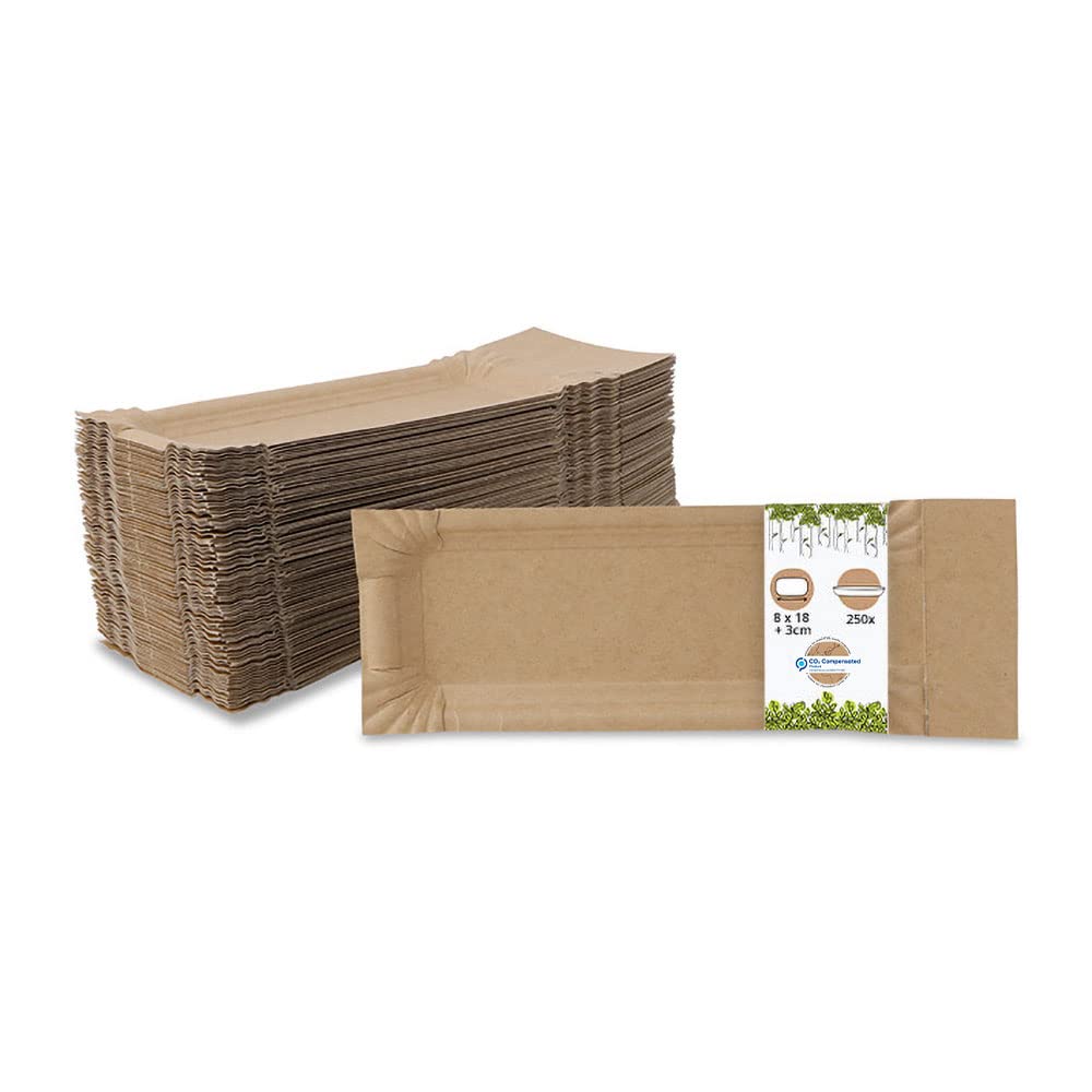 biozoyg-pappteller-mit-abriss-eckig-8-x-18-3-cm-braun-pommesschale-imbissteller- image 7